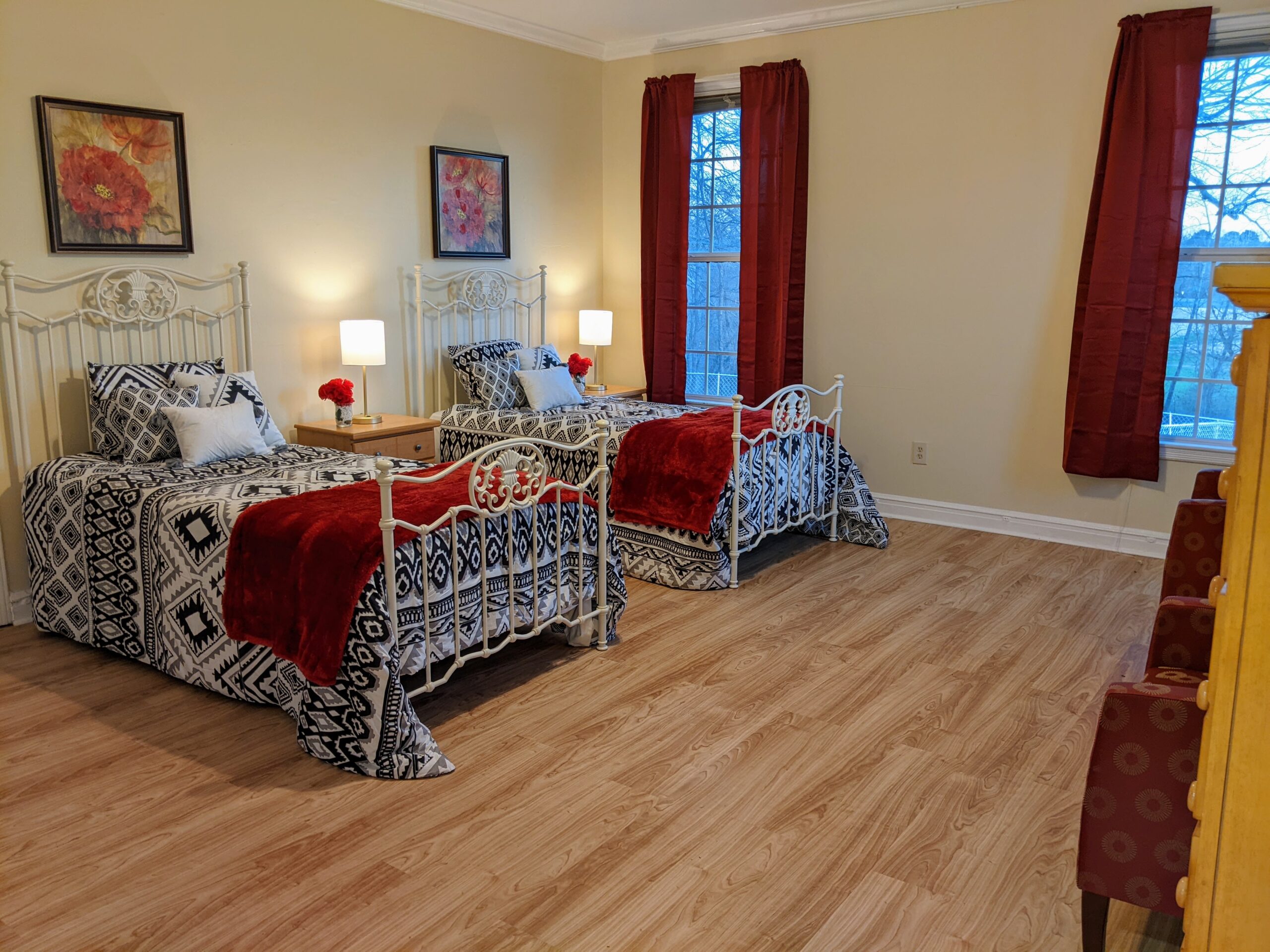 A resident bedroom